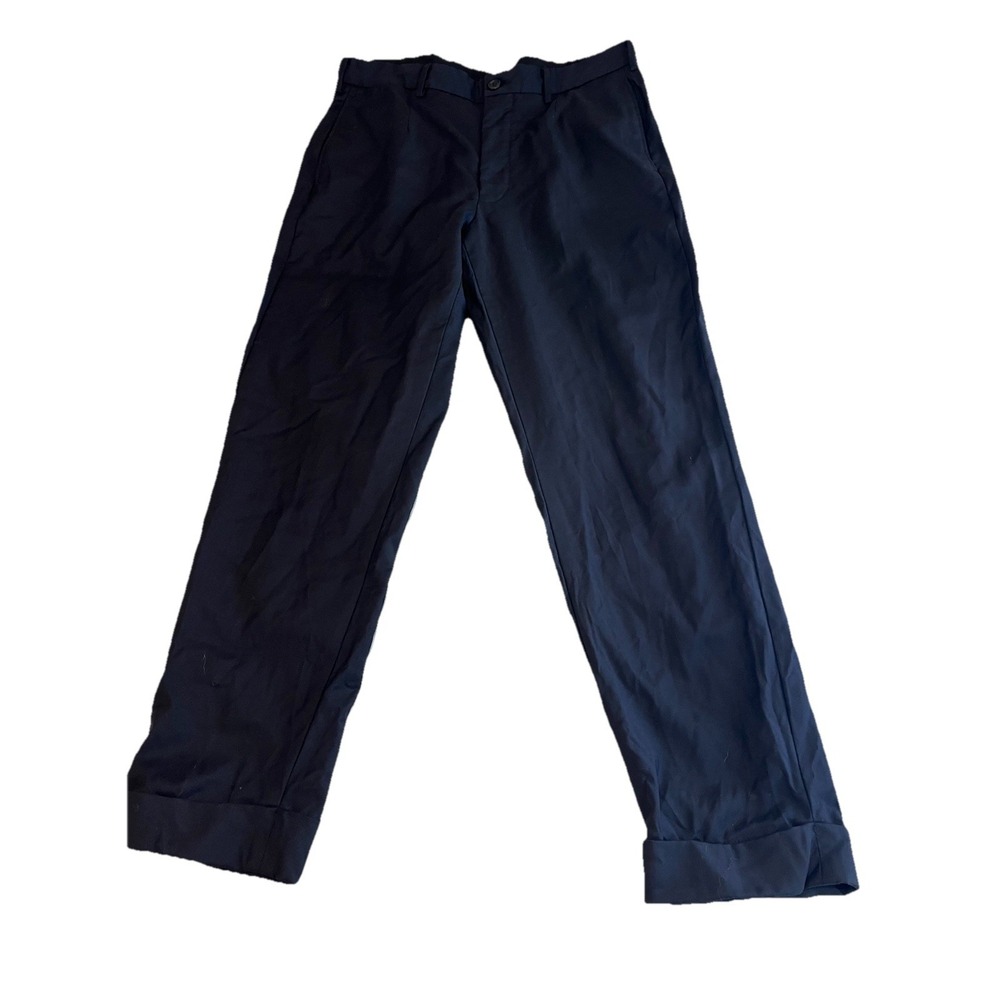 Engineered Garments Blue Wool Suit Dress Pants Size 34x30 Cuffed